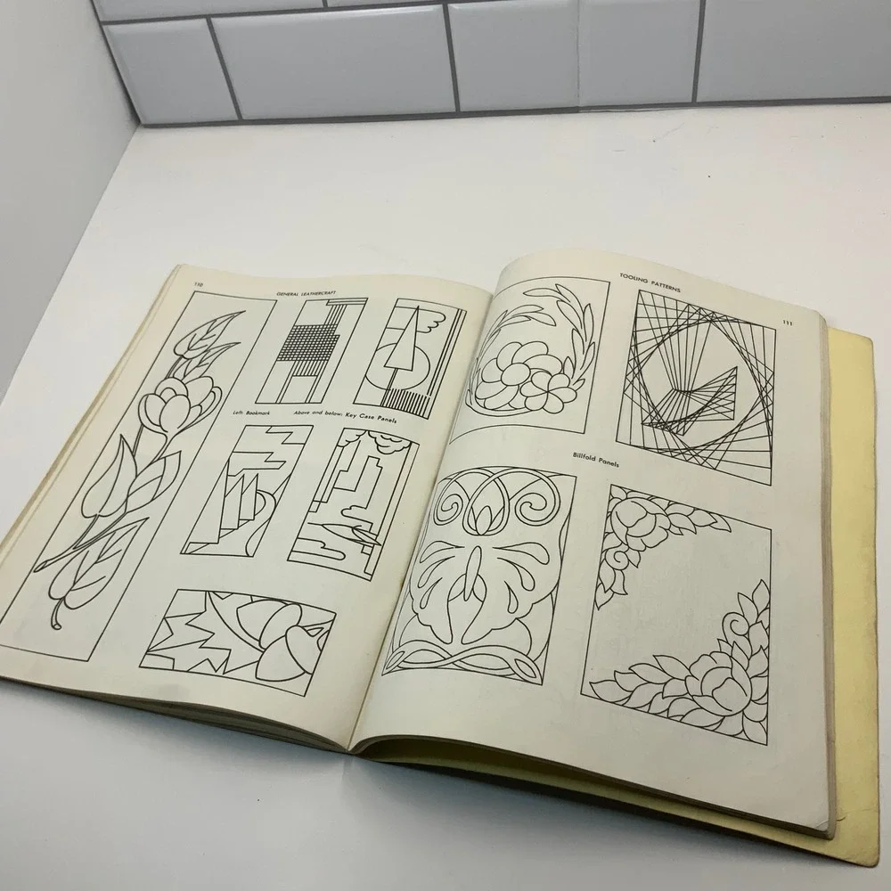 Vintage 1955 General Leathercraft Raymond Cherry 4th‎ Ed Instructional Book DIY